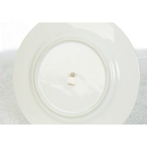 Vintage Lefton Heritage Rose Small Plate Signed 7 1/4 inches wide - Picture 5 of 5